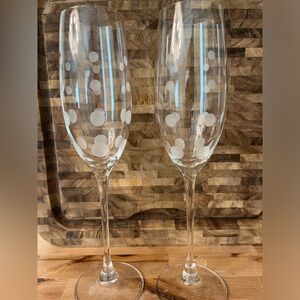 Festive Champagne Flutes